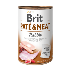 BRIT PATÉ & MEAT – RABBIT 400 g