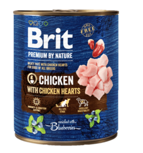 Brit Premium by Nature Chicken with Hearts 800 g