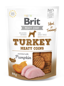 Brit Jerky Turkey Meaty Coins 80 g