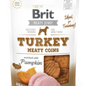 Brit Jerky Turkey Meaty Coins 80 g