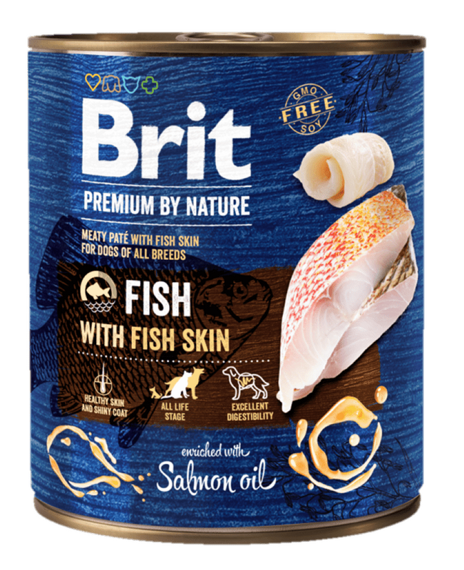 Brit Premium by Nature Fish with Fish Skin 800 g Brit Premium by Nature Fish with Fish Skin 800 g