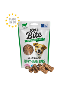 Let’s Bite Meat Snacks Puppy Lamb Bars 80 g