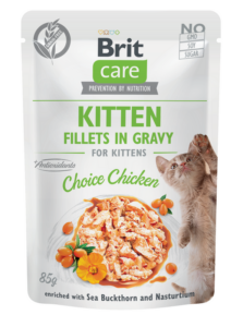 BCC Kitten. Fillets in Gravy Choice Chicken 85 g