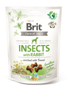 Brit Care Dog Crunchy Cracker. Insects with Rabbit enriched with Fennel 200 g