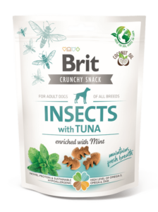 Brit Care Dog Crunchy Cracker. Insects with Tuna enriched with Mint 200 g