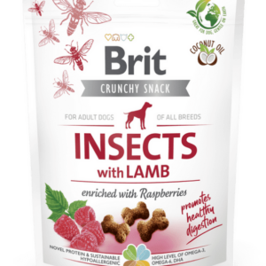 Brit Care Dog Crunchy Cracker. Insects with Lamb enriched with Raspberries 200 g