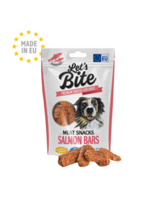 Let’s Bite Meat Snacks Salmon Bars 80 g