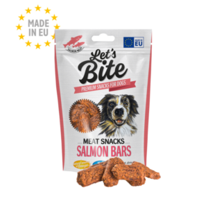 Let’s Bite Meat Snacks Salmon Bars 80 g