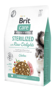 Brit Care Cat Sterilized with Raw Delights 2 kg