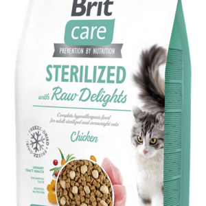 Brit Care Cat Sterilized with Raw Delights 2 kg