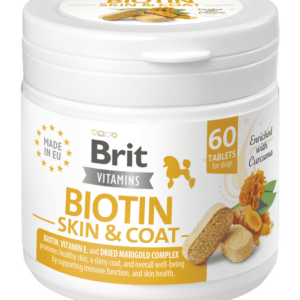 Brit Vitamins Biotin Skin & Coat Care (60 Tablets) 120 g