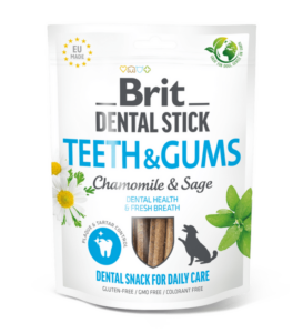 Brit Dental Stick Teeth & Gums with Chamomile & Sage 7 pcs 251 g