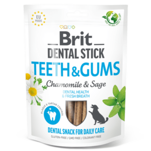 Brit Dental Stick Teeth & Gums with Chamomile & Sage 7 pcs 251 g