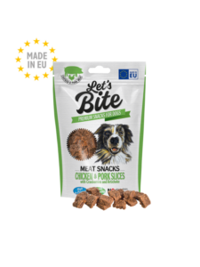 Let’s Bite Meat Snacks Chicken and Pork Slices with Cranberries and Artichoke 80 g