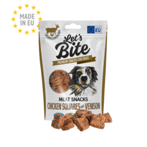 Let’s Bite Meat Snacks Chicken Squares with Venison 80 g