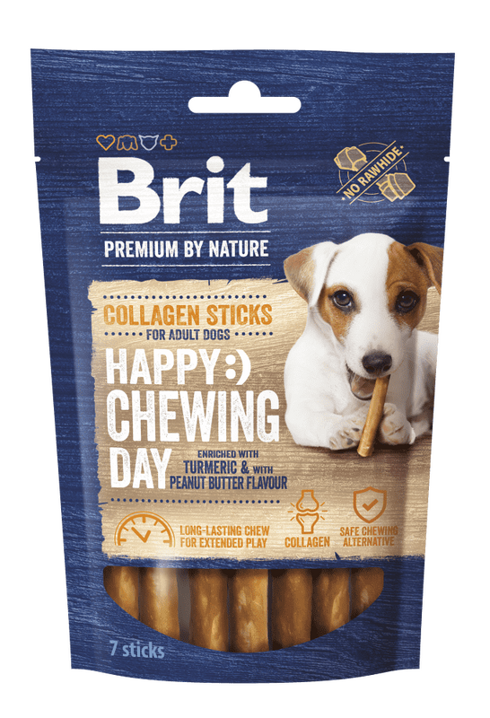 Brit Premium by Nature Collagen Chews Sticks 12cmx10mm 7 ks Brit Premium by Nature Collagen Chews Sticks 12cmx10mm 7 ks