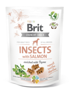 Brit Care Dog Crunchy Cracker. Insects with Salmon enriched with Thyme 200 g