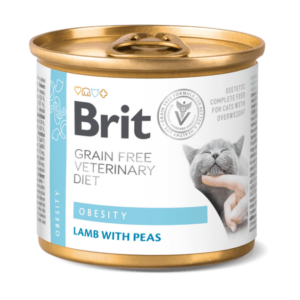 Brit GF Veterinary Diet Cat Cans Obesity 200 g