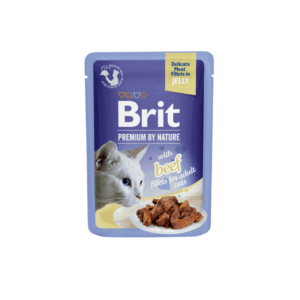 Brit Premium Cat Delicate Fillets in Jelly with Beef 85 g