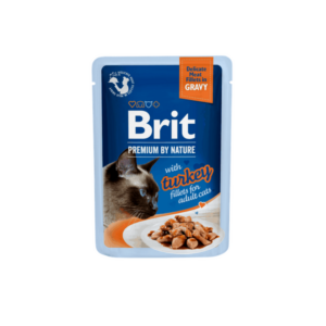 Brit Premium Cat Delicate Fillets in Gravy with Turkey 85 g