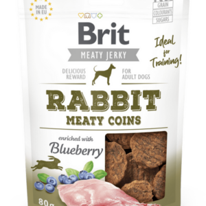 Brit Jerky – Rabbit Meaty Coins 80 g