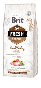 Brit Fresh Turkey with Pea Adult Fit & Slim 12 kg