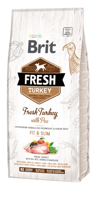 Brit Fresh Turkey with Pea Adult Fit & Slim 12 kg Brit Fresh Turkey with Pea Adult Fit & Slim 12 kg