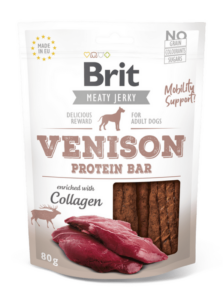 Brit Meat Jerky Snack–Venison Protein bar 80 g