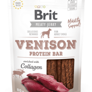 Brit Meat Jerky Snack–Venison Protein bar 80 g