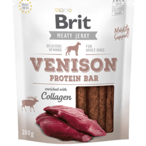 Brit Meat Jerky Snack–Venison Protein bar 200 g