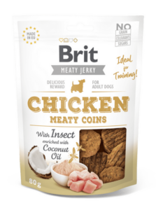 Brit Jerky - Chicken with Insect Meaty Coins 80 g