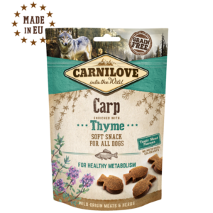 Carnilove Dog Semi Moist Snack Carp enriched with Thyme 200g