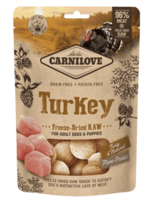Carnilove Freeze-Dried Raw Snacks Turkey 60g