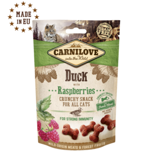 Carnilove Cat Crunchy Snack Duck with Raspberries with fresh meat 50g