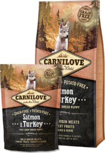 Carnilove Salmon & Turkey for large breed puppy 1,5 kg