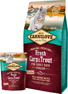 Carnilove Cat Fresh Carp & Trout - Sterilized 6 kg