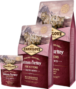 Carnilove Salmon & Turkey for Kittens – Healthy Growth 6 kg