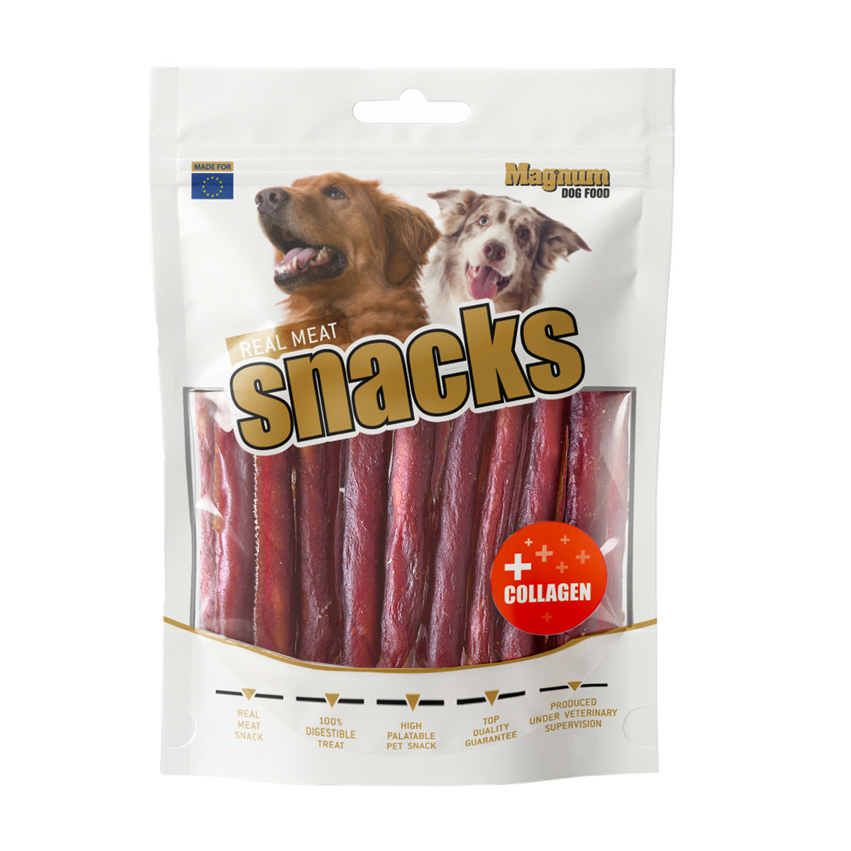 Magnum Duck Roll on Salmon and Collagen stick 220 g Magnum Duck Roll on Salmon and Collagen stick 220 g