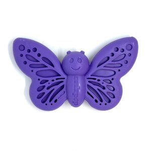 SodaPup Nylonový motýl, kousací - fialový