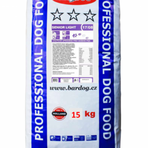 Granule Bardog Prémiové granule Senior Light 17/08 – 15 kg