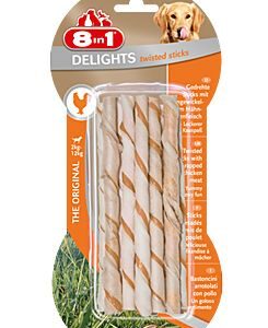 Tyčinky žvýkací Delights zakroucené 10ks