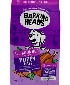 BARKING HEADS All Hounder Puppy Days Turkey 6kg