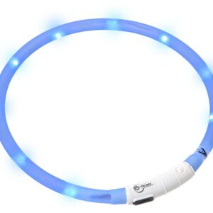 Home KARLIE Karlie Visiolight svíticí LED obojek pro psy 70cm modrý