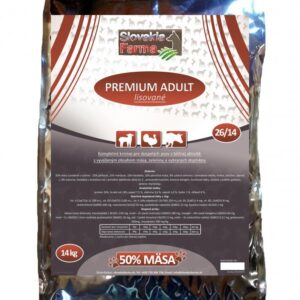 Lisované Granule Slovakia Farma – Premium Adult 26/14 – 14 kg