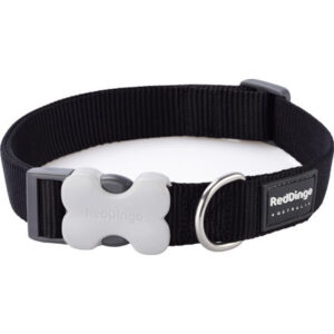 Obojek RD 25 mm x 41-63 cm - Jednobar.- Černá