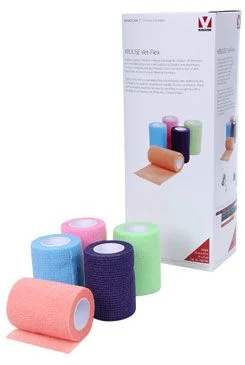 KRUUSE Obinadlo elast. Vet-Flex 7,5cm x 4,5m mix Kruuse 10ks KRUUSE Obinadlo elast. Vet-Flex 7,5cm x 4,5m mix Kruuse 10ks