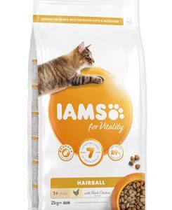 Iams Cat Adult Hairball Chicken 10kg