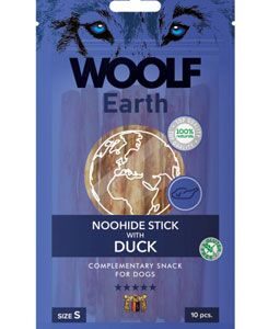 Woolf pochoutka Earth NOOHIDE S Duck 90g