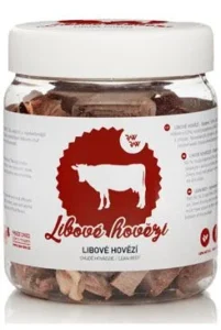 Raw Raw pochoutka mrazem sušené Hovězí libové maso 70g