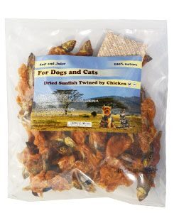 Pochoutka Rybička 6cm omotaná kuřecím masem 250g